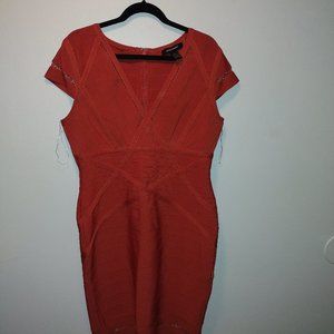 Ashley Stewart Burnt Orange Dress Size 14/16
